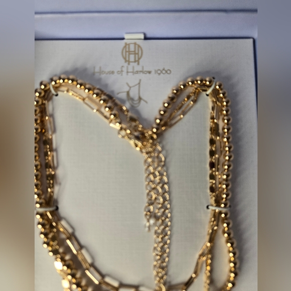 NWOT- House of Harlow 3pc necklace Set - Picture 2 of 3